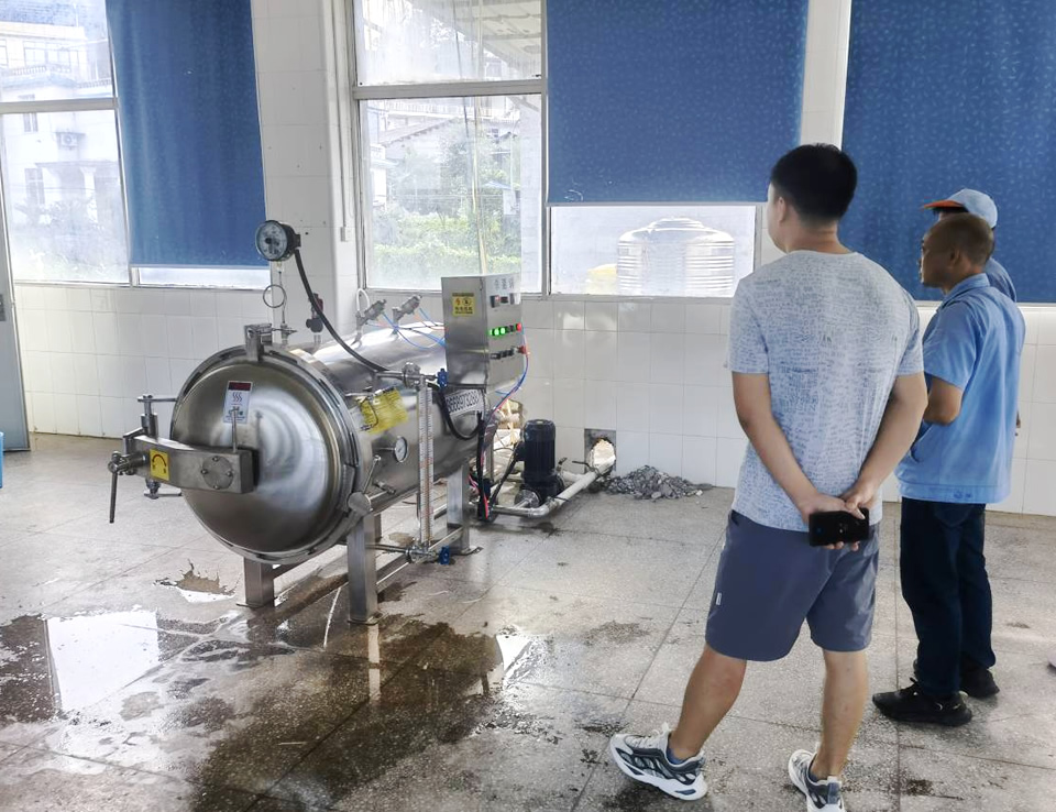 吉林長春休閑零食小魚干殺菌鍋