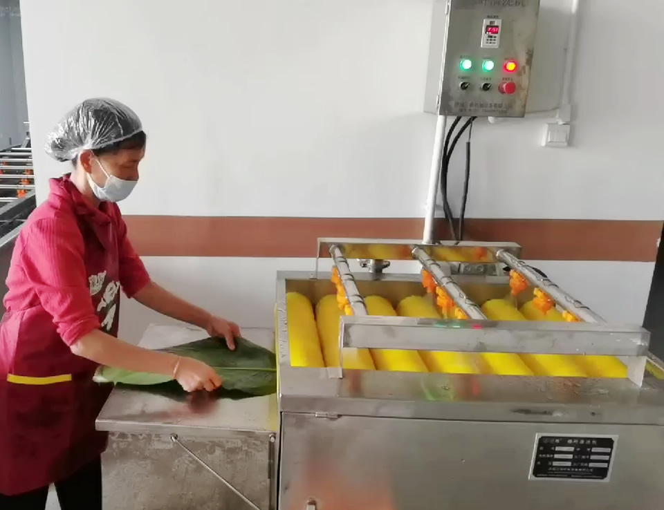 粽葉清洗機(jī)客戶案例